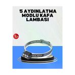 UCUZTEKNO UCZZZHS216-4 Gece Koşusu İçin Led Kafa Lambası El Sensörlü