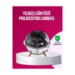 UCUZTEKNO UCZZZNEMLENDİRİCİSTAR Trendlia Uzay Temalı Projeksiyonlu Nemlendirici Usb Güçlü Gece Lambası
