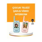 UCUZTEKNO UCZZZVDO1TELSİZ-4 Trendlia Uzun Menzilli Video Walkie Talkie Eğitici Ve Eğlenceli Oyuncak