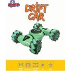 Ucuzunabak Bilekten Kontrol Uzaktan Kumandalı Full Fonksiyon Şarjlı 2.4g Renkli 4x4 Drift Araba - Su Yeşili