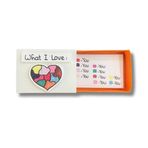 UDAPIX Matchbox Aşk Kartı - Yıldönümü ve Sevgililer Günü için Benzersiz El Yapımı Tebrik Kartı - Çift, Eş, Koca, Kız Arkadaş, Erkek Arkadaş için Sürpriz Aşk Hediyesi (Ne Seviyorum)