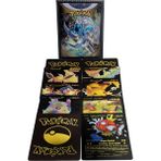 UDATOYS Pokemon Kartları Kabartmalı Card Fosforlu Plastik Kart Seti 10LU Siyah - 9x6