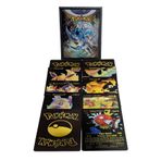 UDATOYS Pokemon Kartları Kabartmalı Fosforlu Plastik Kart Seti 10lu Siyah