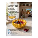 UEC Banana Splash - Gıda Uyumlu Sağlam Dekoratif Meyve Kasesi (14 cm)