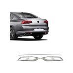 Ueskrom Vw Passat B8.5 Krom Egzoz Görünümü Difüzör 3 Prç. 2019 P.çelik