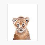 Ufak Bebek Aslan Araba Oto Sticker Etiket Renkli W2