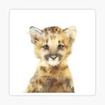 Ufak Bebek Aslan Araba Oto Sticker Etiket Renkli Z4