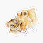 Ufak Bebek Aslan Araba Oto Sticker Etiket Renkli Z7