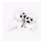Ufak Bebek Deniz Aslan Araba Oto Sticker Etiket Renkli Z1