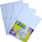 Ufen Delikli A4 Şeffaf Poşet Föy Dosya - 5 Paket (500 Adet)