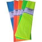 Ufen Renkli Fosforlu Krapon Kağıdı 50 x 200 cm 5'li Canlı Renk Seçenekleriyle