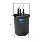 UFI 24.033.00 Mazot Filtresi A1 11- 1.6 TDCI Cay