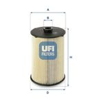 Ufı 26.043.00 Yakıt Fıltresı Mazot Iveco Stralıs Cursor 9 Euro6 Oe