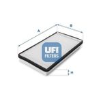 Ufi Depomix x Polen Filtresi P406 1.6-1.8-2.0-2.2 16V - Çok Renkli
