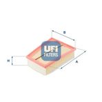 Ufi Fluence Megane III Scenıc III 1,4 1,5 1,6 1,9 Hava Filtresi
