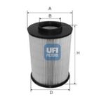 Ufi Focus II III 04 11= Cmax 1.6 TDCI 1.8 TDCI 2.0 TDCI 07 11= Volvo S40 C30 V40 V50 04 Hava Filtresi