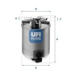 Ufi Nıssan Qashqai 1,5 Dcı 2007 2011 Mazot Filtresi