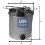 Ufi Nissan Qashqaı Yakıt Filtresi