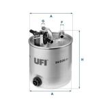 Ufi Qashqai J10 1,5 2,0 2007 2012 Xtrail 2,0 2007 2013 Kaleos 2,0 2008 Mazot Filtresi
