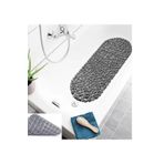 UFİX Vantuzlu Silikon Taş Desen Banyo Paspası Duş Kaydırmazı 34x68 Vantuzlu Banyo Paspası