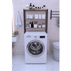 UFKUM Home Çamaşır Makinesi Üstü Düzenleyici Raf Banyo Dolabı Rafı Makine Üstü Dolap Raf Ceviz