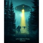 UFO Over the Pines - Notebook: A mysterious journal featuring UFOs, Bigfoot and Mothman