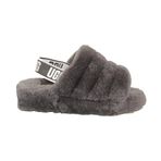 Ugg 1095119-CHRC Fluff Yeah Slide Gri Kadın Terlik