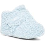 UGG Bixbee – Gökyüzü Mavi Kıvırcık Sentetik Kürk Bebek Botu