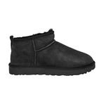 Ugg Classic 1116109-BLK Siyah Ultra Mini Kadın Bot