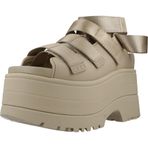 Ugg GoldenRise Platform Sandalet, 39, 1UGGW2025022, Mustard Seed, Kadın