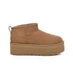 UGG Kadın Bot 1135092 UGG W CLASSIC ULTRA MINI PLATFORM CHESTNUT (TABA)