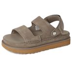 UGG Kadın Goldenstar Glide Sandalet, Duman Tüyü, 39 EU