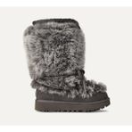 UGG Kadın Süet Üst Koyun Derisi Çorap Astarı Antrasit Bot & Bootie 1175690-CHARCOAL