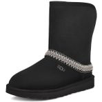 UGG Kadın W Classic Short Crescent Casual Bot Black (Siyah) 39