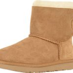 UGG Üniseks Çocuk Mini Bailey Bow II Classic Bot, Chestnut, 31 EU