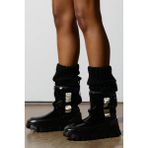 UGG Women's Classic Brellah Mini Boot Kadın İçi Yünlü Bot Siyah