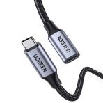 Ugreen 1 mt Gen2 100 W Thunderbolt 3 Type-C To Type-C Örgülü Uzatma Kablosu