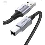 Ugreen 10352 Us135 Usb-A To Usb-B 2.0 Yazıcı Tarayıcı Kablosu Siyah 5Metre