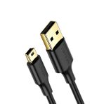Ugreen 10355 Us132 Usb-A To Mini 5Pin M Kablo Şarj Ve Data Kablosu Siyah 1Metre