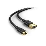 Ugreen 2.0 A Usb-A & Mini-Usb, Şarj Ve Data Kablosu, 1 Metre, Siyah, 10355