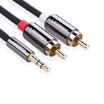 Ugreen 2 RCA 3.5 mm 5 m Aux Ses Kablosu