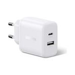 Ugreen 20w 2 Portlu Hızlı Şarj Cihazı, 1xusb-a, 1x Usb-c Beyaz - 45310