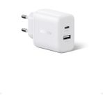 UGREEN 20W 2 Portlu Hızlı Şarj Cihazı 1xUSB-A, 1xUSB-C - Beyaz