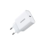 Ugreen 20W Hızlı Şarj Cihazı Qc Pd Hızlı Şarj Cihazı 1Xusb-C, Beyaz, 60450