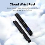 Ugreen 25248 Lp669 435X70mm Klavye El Desteği Likra Elyaf Hafızalı Köpük Bulut Ergonomik Bilek Desteği