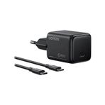 Ugreen 25W Usb-C GaN Hızlı Şarj EU Cihazı Siyah, 75103