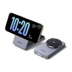 UGREEN 2'si 1 Arada 30W Magnetik Wireless Kablosuz Şarj Cihazı - Siyah