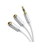 Ugreen 3.5 mm Beyaz TRS Kulaklık Çoklayıcı Y Kablo