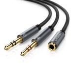 Ugreen 3.5 mm Siyah Kulaklık Ve Mikrofon Birleştirici Y Kablo