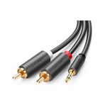 Ugreen 3.5Mm Aux Rca Ses Kablosu, 1 Metre, Antrasit, 10772